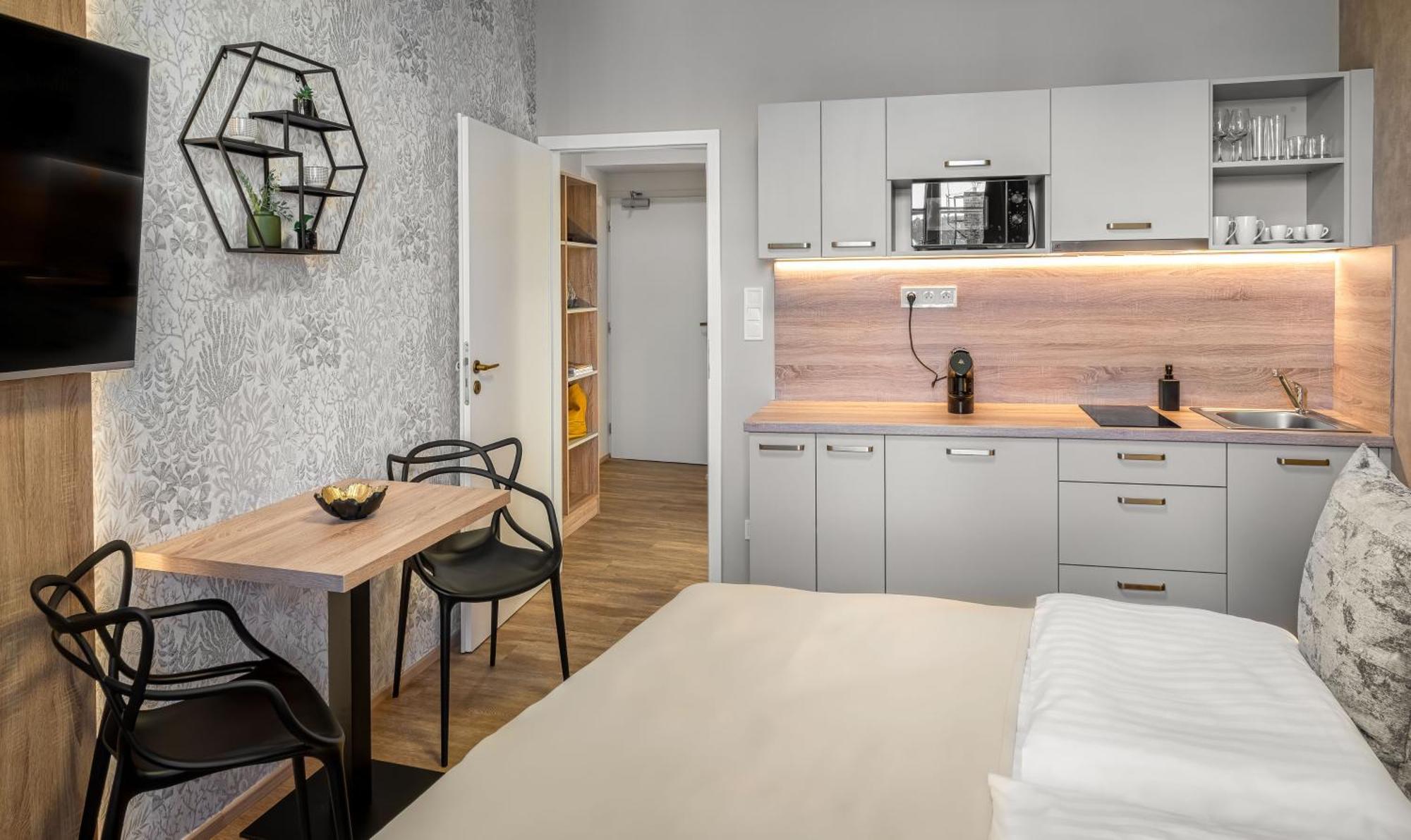 Theatre 9 Apartments By Adrez Prag Exteriör bild